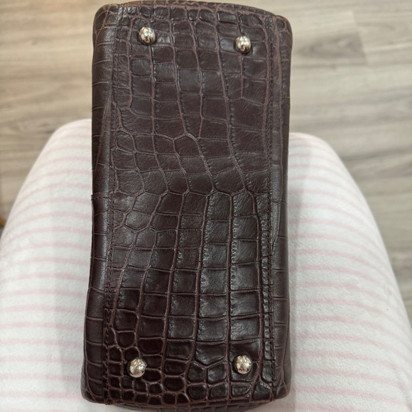 Longchamp - Top-Handle Leather Bag w/ Detachable Shoulder Strap, Good Condition! - Picture 10 of 10